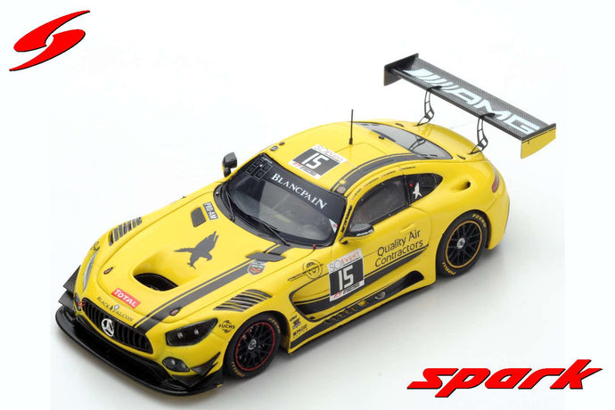 MERCEDES GT3 N.15 NC 24H SPA 2017 CHAPONIK-SANDBERG-HECKERT-BLEEK.1:43