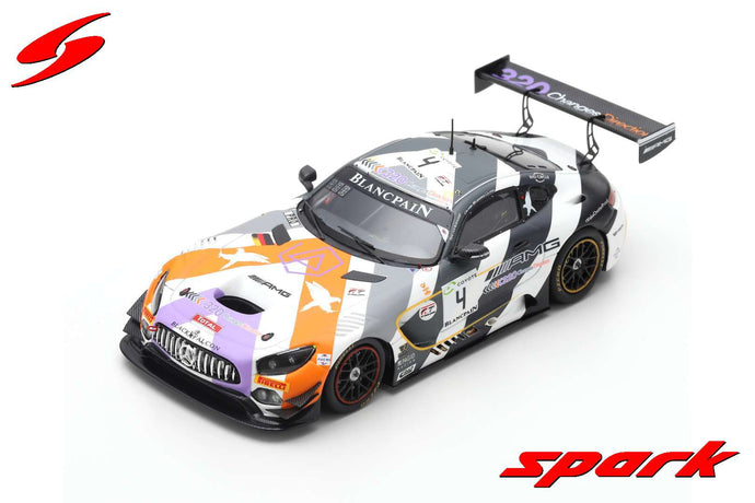 MERCEDES GT3 N.4 5th 24 H SPA 2018 Y.BUURMAN-L.STOLZ-M.ENGEL 1:43