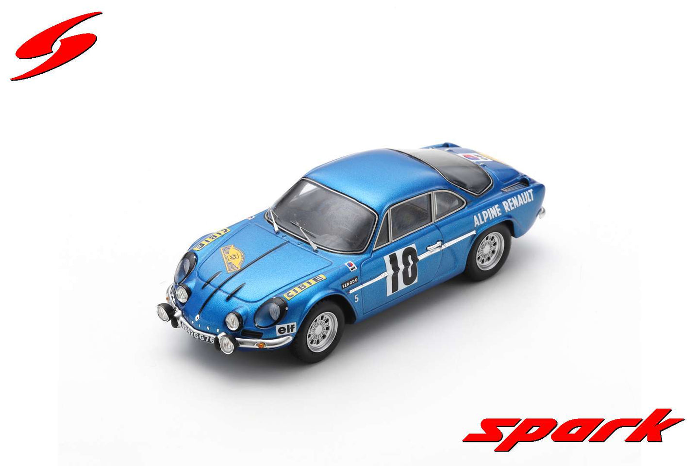 ALPINE A110 N.10 WINNER RALLYE DES ROUTES DU NORD 1969 J.VINATIER-M.CALL