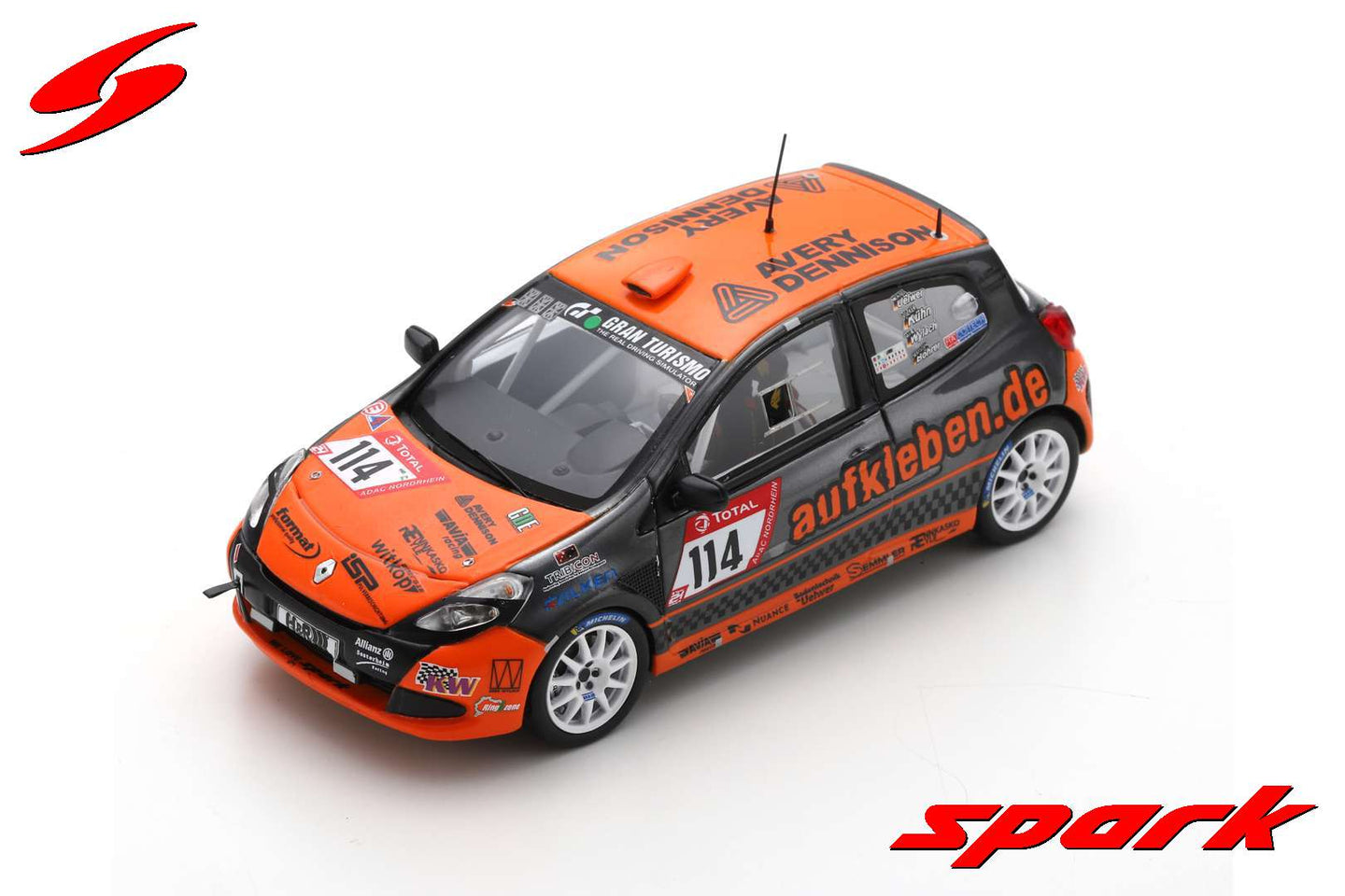 RENAULT CLIO N.114 24 H NURB.2019 UELWER-KUHN-WYLACH-BOHRER 1:43