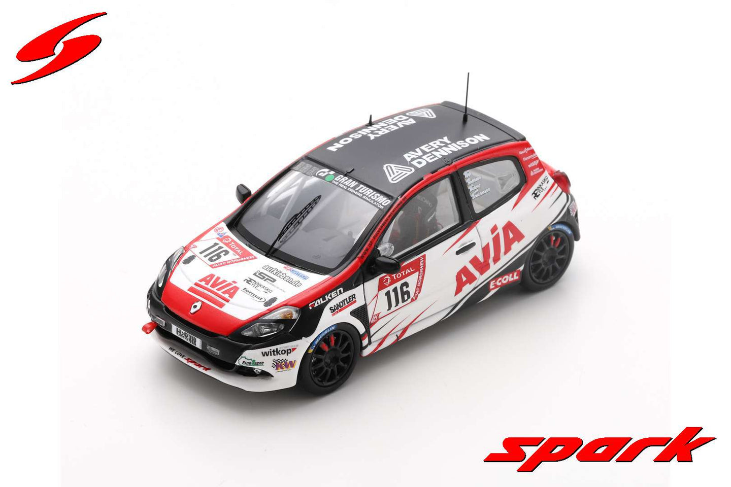 RENAULT CLIO N.116 24 H NURBURGR.2019 EPP-HOLTH.-BOHRER-BRUCHM.1:43