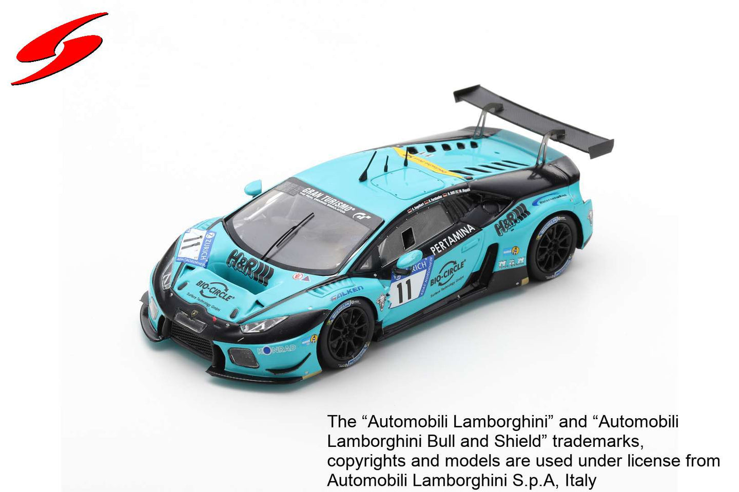 LAMBORGHINI HURACAN GT3 N.11 24 H 2017 M.MAPELLI-H.STILL-C.ENGELHART-D.F