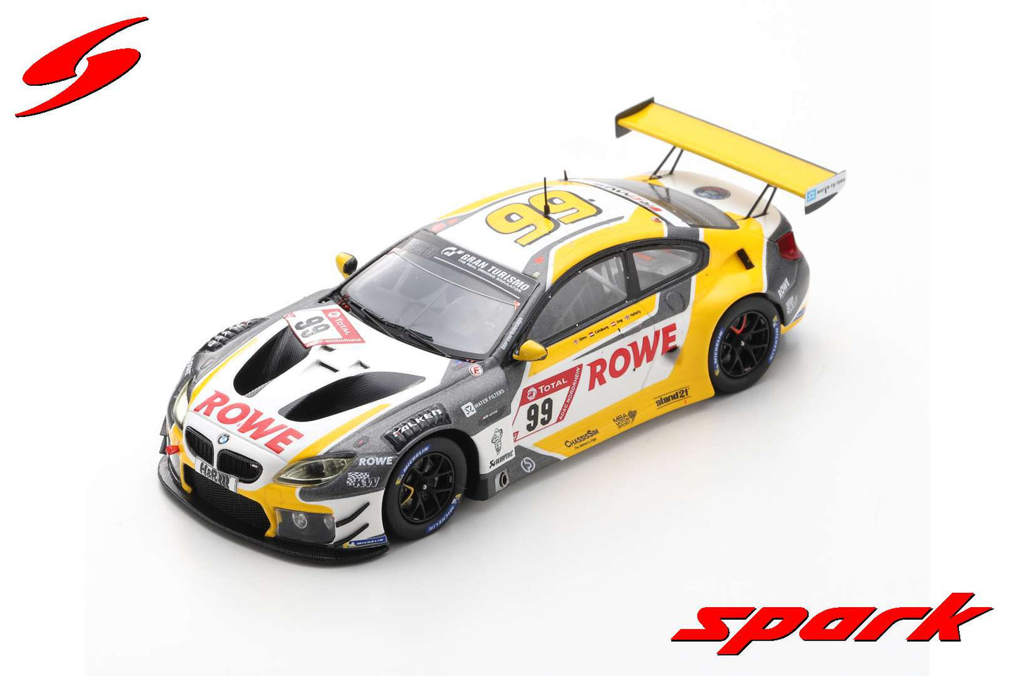 BMW M6 GT3 N.99 WINNER 24 H NURBURGRING 2020 SIMS-CATSBURG-YELLOLY 1:43