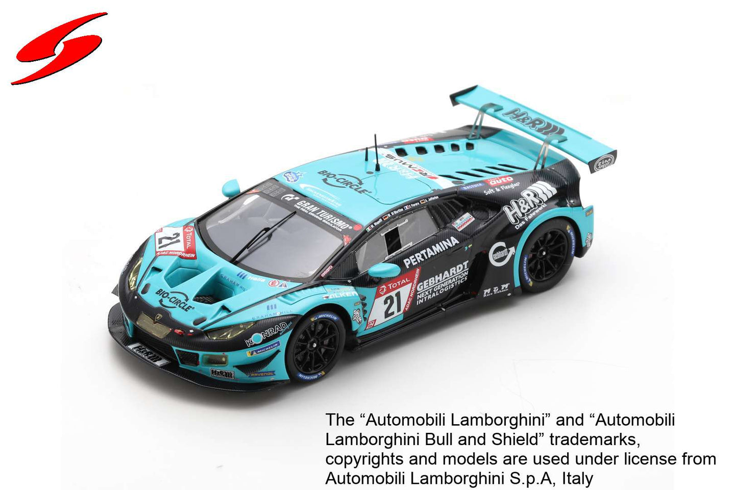 LAMBORGHINI HURACAN GT3 N.21 24 H NURBURGRING 2020 MAPELLI-JEFFERIES-PER