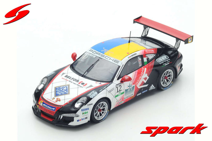 PORSCHE 911 GT3 CUP N.12 ITALIA CHAMPION 2017 ALESSIO ROVERA 1:43