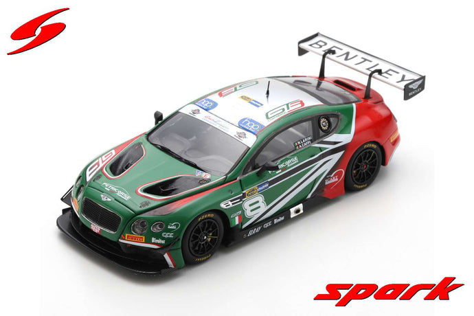 BENTLEY CONTINENTAL GT3 N.8 ITALIAN GT 2018 NLARINI-A.CAFFI 1:43