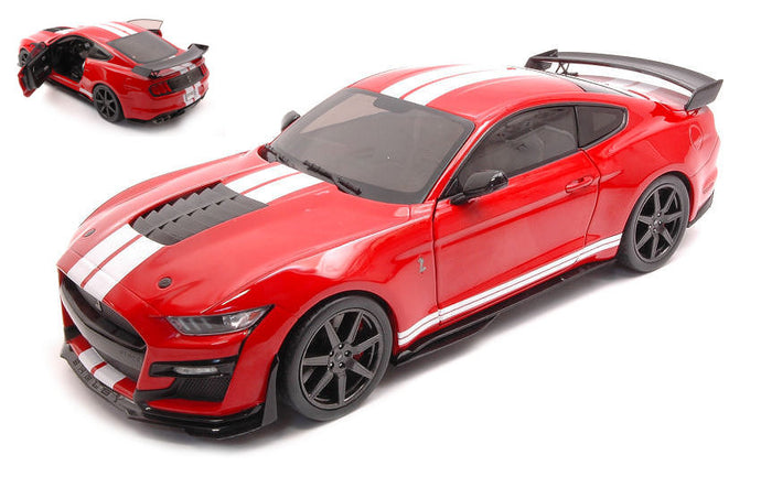 FORD MUSTANG GT 500 FAST TRACK RACING RED 2020 1:18
