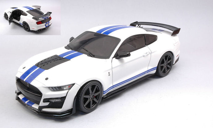 FORD MUSTANG GT 500 FAST TRACK OXFORD WHITE 2020 1:18