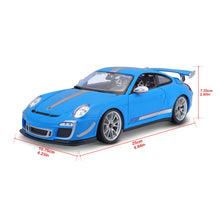 Indlæs billede til gallerivisning PORSCHE 911 GT3 RS 4.0 2012 BLUE 1:18