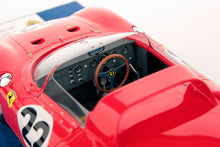 Indlæs billede til gallerivisning FERRARI 250P SPIDER 3.0L V12 TEAM FERRARI SPA SEFAC N 22 3rd 24h LE MANS 1963 M.PARKES - U.MAGLIOLI - CON VETRINA - WITH SHOWCASE RED