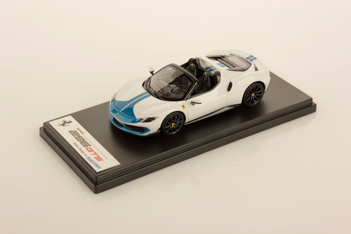 FERRARI 296 GTS ASSETTO FIORANO BIANCO CERVINO/BLU CORSA 1:43