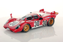 Indlæs billede til gallerivisning FERRARI 512S BERLINETTA ch.1032 TEAM SCUDERIA PICCHIO ROSSO N 30 24h DAYTONA 1970 C.MANFREDINI - G.P.MORETTI RED WHITE