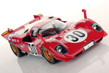 Indlæs billede til gallerivisning FERRARI 512S BERLINETTA ch.1032 TEAM SCUDERIA PICCHIO ROSSO N 30 24h DAYTONA 1970 C.MANFREDINI - G.P.MORETTI RED WHITE