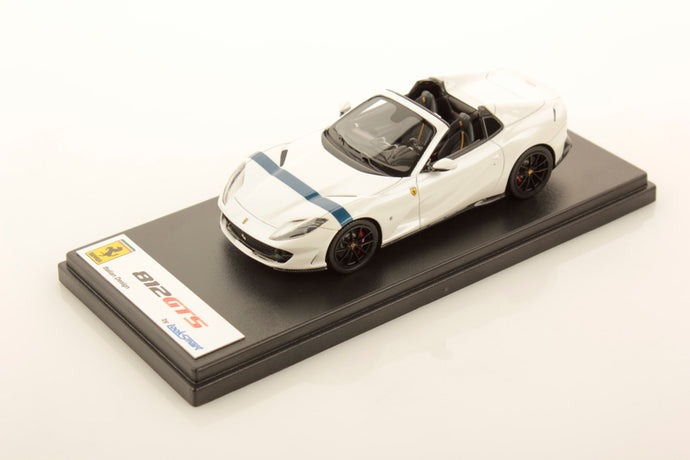 FERRARI 812 GTS BIANCO ITALIA BLUE LIVERY 1:43