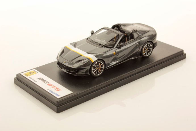 FERRARI 812 GTS GRIGIO SILVERSTONE- WHITE YELLOW LIVERY 1:43