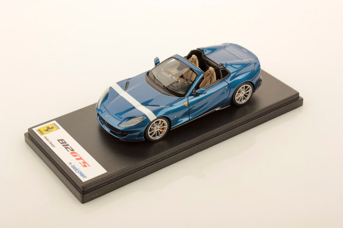 FERRARI 812 GTS BLUE ELETTRICO- WHITE LIVERY 1:43