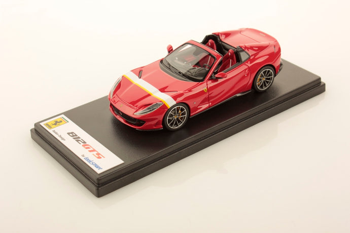 FERRARI 812 GTS ROSSO CORSA-WHITE AND YELLOW LIVERY 1:43