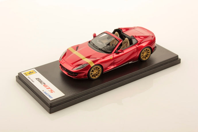 FERRARI 812 GTS ROSSO FUOCO-GOLD LIVERY 1:43