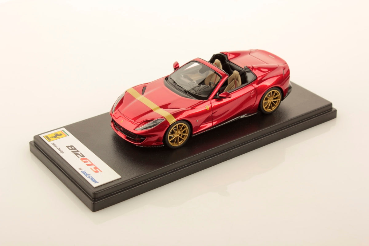 FERRARI 812 GTS ROSSO FUOCO-GOLD LIVERY 1:43