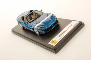 FERRARI 812 GTS BLUE ELETTRICO- WHITE LIVERY 1:43