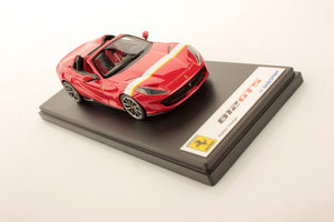 FERRARI 812 GTS ROSSO CORSA-WHITE AND YELLOW LIVERY 1:43