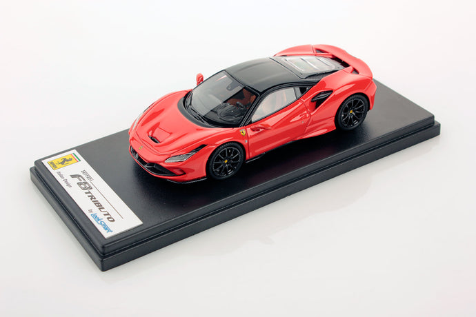 FERRARI F8 TRIBUTO DINO RED W/BLACK ROOF 1:43
