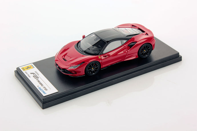 FERRARI F8 TRIBUTO NEW CORSA RED W/BLACK ROOF 1:43