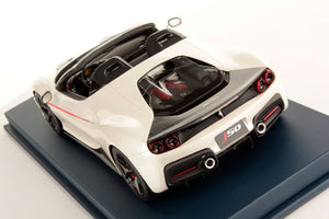 FERRARI J50 SPIDER 2016 - CON VETRINA - WITH SHOWCASE BIANCO LIANA - WHITE MET