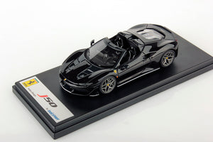 FERRARI J50 DAYTONA BLACK W/GREY CORSA WHEELS 1:43