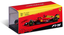 Indlæs billede til gallerivisning Ferrari F1-75 #16 CHARLES LECLERC 2022 WITH HELMET - Monza Livery 75th ANNIVERSARY VERSION Formel 1 1:43