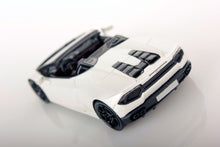 Indlæs billede til gallerivisning LAMBORGHINI HURACAN LP 580-2 SPYDER BIANCO CANOPUS 1:43