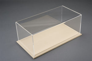 1:18 Maranello Deluxe Display Case with Leather Beige  Base