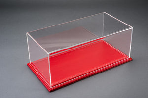 1:18 Maranello Deluxe Display Case with Leather Red Base