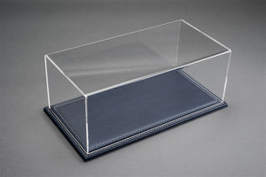 1:18 Maranello Deluxe Display Case with Leather Dark Blue Base