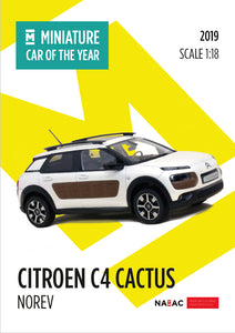 Citroen C4 Cactus 2014 hvid/brun 1:18