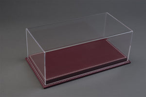 1:18 Mulhouse Deluxe Display Case with Leather Burgundy Base