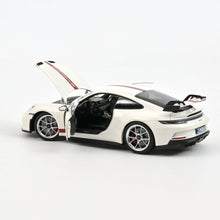 Indlæs billede til gallerivisning PORSCHE 911 GT3 2021 WHITE 1:18 os