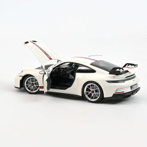 PORSCHE 911 GT3 2021 WHITE 1:18 os
