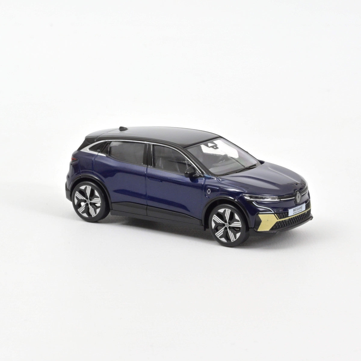RENAULT MEGANE E-TECH 100% ELECTRIC 2022 MIDNIGHT BLUE & BLACK 1:43