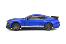 Indlæs billede til gallerivisning FORD MUSTANG GT500 FAST TRACK 2020 BLUE 1:18