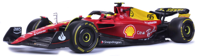Ferrari F1-75 #55 CAROLS SAINZ 2022 WITH HELMET - Monza Livery 75th ANNIVERSARY VERSION Formel 1 1:43